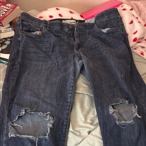 Plus size ripped Jeans
